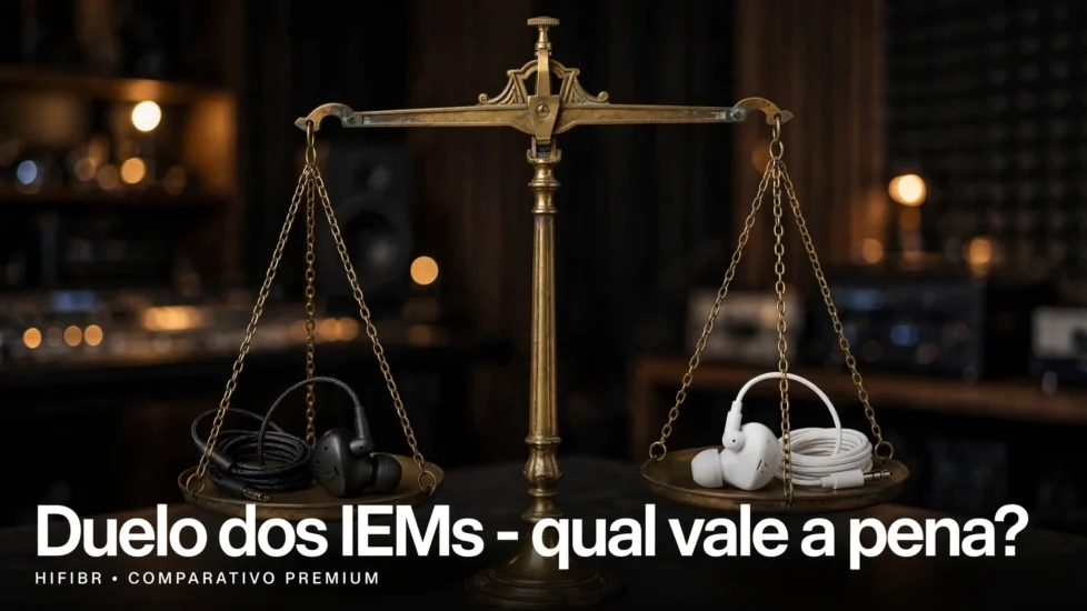 Duelo dos IEMs - qual vale a pena?